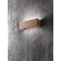 Fabas Luce Luminaire mural BADIA haut bas, indirect IP20, ch�ne, Gris argent 