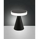 Lampe de table NEUTRA court, dimmable IP20, satin�, noir  gradable