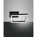 Applique et plafonnier BARD IP20, satiné, noir gradable