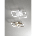 Fabas Luce Luminaire de plafond BARD petit, 2 voies IP20, or mat, satin� gradable