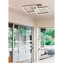 Fabas Luce Luminaire de plafond BARD petit, 2 voies IP20, or mat, satin� gradable