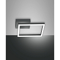 Luminaire de plafond BARD 15X15 petit, 1 voie, contr�lable par la voix, Smartluce inclus IP20, anthrazit, satin� gradable