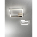 Fabas Luce Luminaire de plafond BARD grand, 1 voie IP20, or mat, satin� gradable
