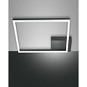 Luminaire de plafond BARD 42X42 grand, 1 voie, contr�lable par la voix, Smartluce inclus IP20, anthrazit, satin� gradable
