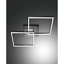 Luminaire de plafond BARD grand, 2 voies IP20, anthrazit, satin� gradable
