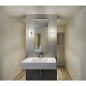 Fabas Luce Luminaire mural IGLESIAS haut bas, indirect IP44, chrome, blanche 
