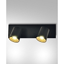Fabas Luce Spot MODO � 2 flammes GU10 IP20, noir  