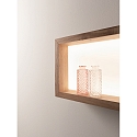 Fabas Luce Luminaire mural WINDOW langue IP20, chêne, satiné