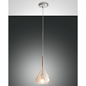 Luminaire à suspension LILA à 1 flamme E27 IP20, ambre, blanche gradable