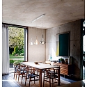 Fabas Luce Luminaire à suspension LILA 3 flammes E27 IP20, ambre, couleurs fumée, transparent gradable