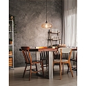 Pendant luminaire ELA, E27, 1x 60W, IP20, amber