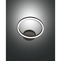 LED Wall luminaire GIOTTO, 1x 18W, 3000K, 1620lm, IP20, black