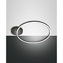 Luminaire de plafond GIOTTO � 60CM SINGLE grand, 1 voie IP20, satin�, noir gradable