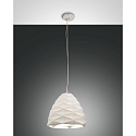 Luminaire à suspension DUCHESSA grand, rond E27 IP20, blanche gradable