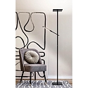 Plafonnier  IDEAL avec spot LED, dimmable IP20, satin�, noir  gradable