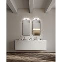 Fabas Luce LED Wall luminaire RAPALLO, 1x 14W, 3000K, 1470lm, IP44, chromed