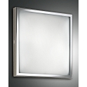 LED Ceiling luminaire OSAKA LED, 1x 24W, 3000K, 2100lm, IP20, chromed