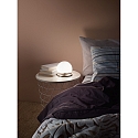 Fabas Luce Lampe de table MORGANA court, dimmable G9 IP20, nickel satin� gradable