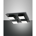 LED Spot LUCAS, 4x 12W, 3000K, 3500lm, IP20, anthracite