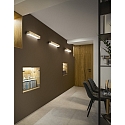 Fabas Luce wall luminaire BANNY up / down IP20, brass, satined dimmable