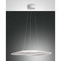 Luminaire � suspension VELA petit, ovale, dimmable, contr�lable par la voix, Smartluce inclus IP20, transparent