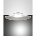 Luminaire de plafond VELA contr�lable par la voix, Smartluce inclus IP20, satin�, blanche gradable