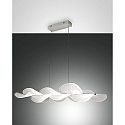 Luminaire à suspension SYLVIE langue, contrôlable par la voix, Smartluce inclus IP20, transparent, blanche gradable
