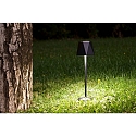 Fabas Luce Lampe de table � accu KATY haut / bas, avec connexion USB, avec variateur tactile IP54, noir gradable