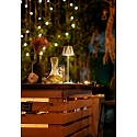Fabas Luce LED Battery table lamp KATY Outdoor luminaire, 3W, 3000K, 320lm, IP54, gold satin