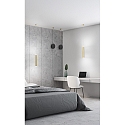 Fabas Luce Luminaire à suspension PRADO IP20, laiton, satiné, noir gradable