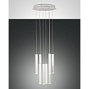 LED Pendant luminaire PRADO, bar, 8x 6,5W, 3000K, 5760lm, IP20, white