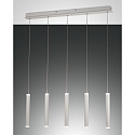 LED Pendant luminaire PRADO, 5x 6,5W, 3000K, 3600lm, IP20, white