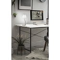 Fabas Luce table lamp IBLA IP20, nickel, satined dimmable