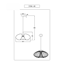 Fabas Luce pendant luminaire FASSA E27 IP20, black