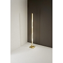 Fabas Luce Lampadaire LING IP20, laiton, satin� gradable