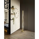 Fabas Luce Lampadaire LING IP20, laiton, satin� gradable