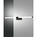Luminaire de miroir AGO 61.5CM angulaire, plat, commutable IP44, noir mat 