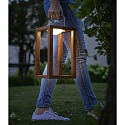 Fabas Luce Lampe de table � accu BLEND IP54, noisette gradable