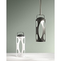 Fabas Luce battery table lamp CADDY IP54, white dimmable