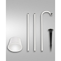 Lampe rechargeable ARMANDA IP54, noir gradable