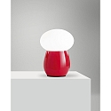 Fabas Luce Lampe de table FREDDY E27 IP20, rouge gradable