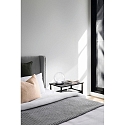 Fabas Luce Lampe de table ARIEL IP20, noir gradable