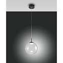 Luminaire à suspension ARIEL à 1 flamme IP20, noir gradable
