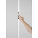 Fabas Luce Lampadaire FIZZ CCT Switch, direct / indirect, avec variateur tactile IP20, blanche gradable