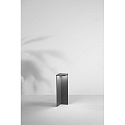 Borne d'éclairage solaire FOLD avec capteur IP54, gris foncé