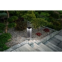 Fabas Luce solar bollard lamp FOLD with sensor IP54, dark grey