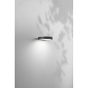 Fabas Luce Lampe murale solaire PALMER avec capteur IP54, gris foncé