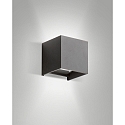 Luminaire mural d’extérieur CUBA IP54, gris foncé