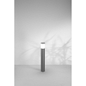 Fabas Luce Borne d'éclairage GORLA E27 IP54, gris foncé