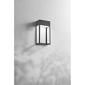 Fabas Luce Luminaire mural d’extérieur EDO IP65, gris foncé
